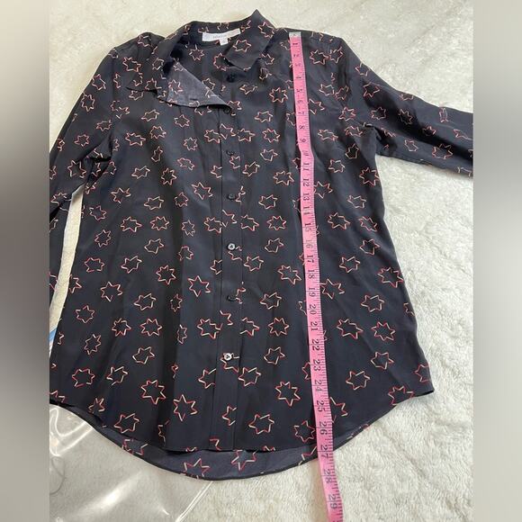 Relative Pi Margarita Star 100% Silk Blouse small - Picture 11 of 11